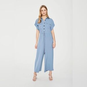 Sail Away Jumpsuit Women's Blue Jumpsuit size 4